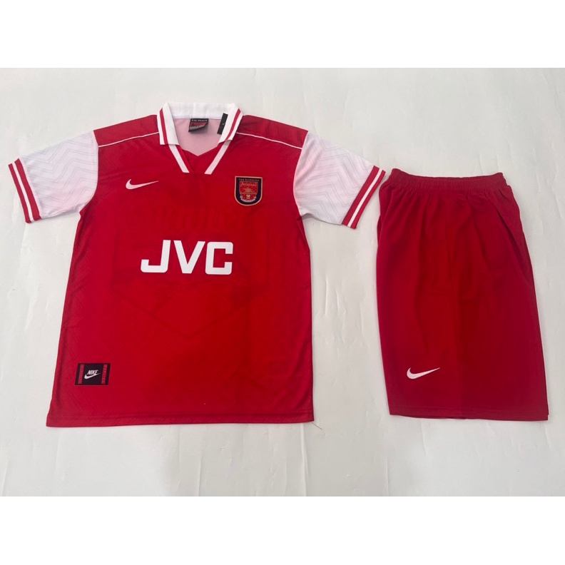 CUCIGUDANG BAJU BOLA JERSEY RETRO ARSENAL 1996 1998 BAJU DAN CELANA BOLA JERSEY RETRO ARSENAL HOME 1