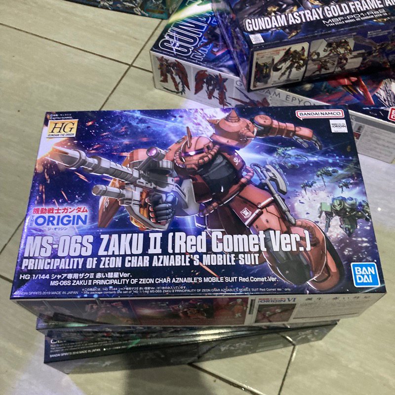 hg zaku II the origin res comet