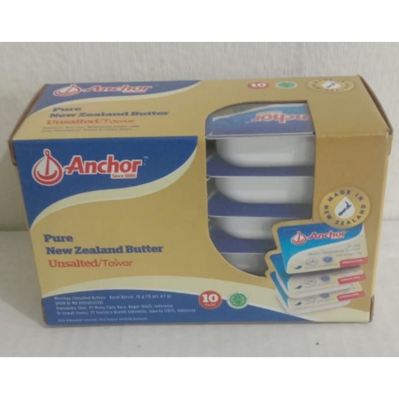 

Mentega Tidak Asin / Unsalted Butter Anchor isi 10 pcs