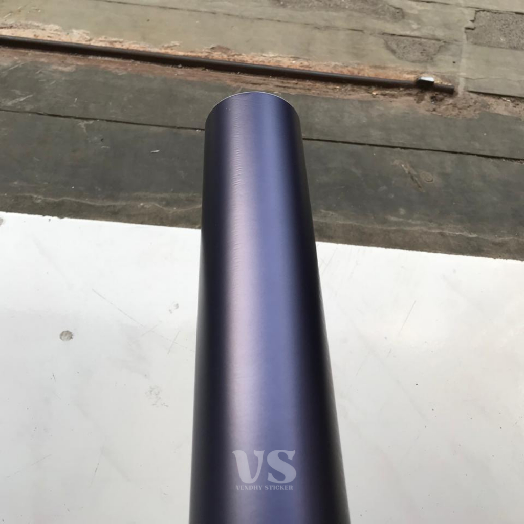 [ROLL] Sticker Skotlet Navy Blue Matte Chrome I Stiker Skotlet Midnight Blue Metalic Doff I Stiker S
