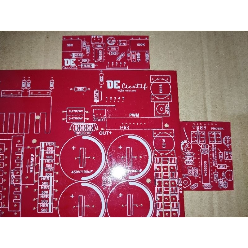 Pcb inv-pdc 12 Mosfet Pcb FIBER