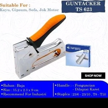 

Stapler Tembak Gun Tacker GUNTACKER KANGARO TS 623 / TS623