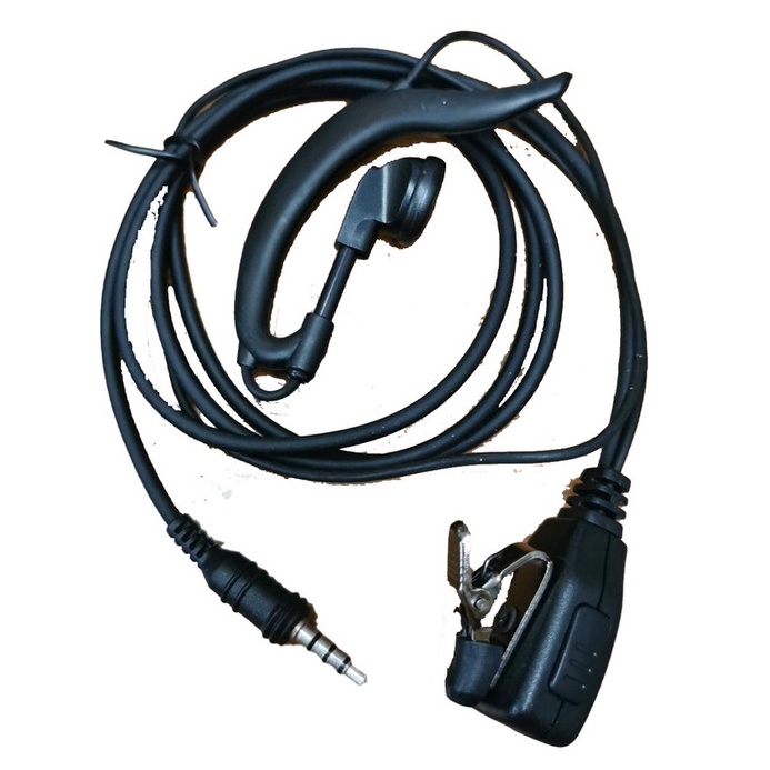 HEBOH Handsfree HT POC Y15 H5 Easytalk T52 PTT Model Karet Earmic Earpiece