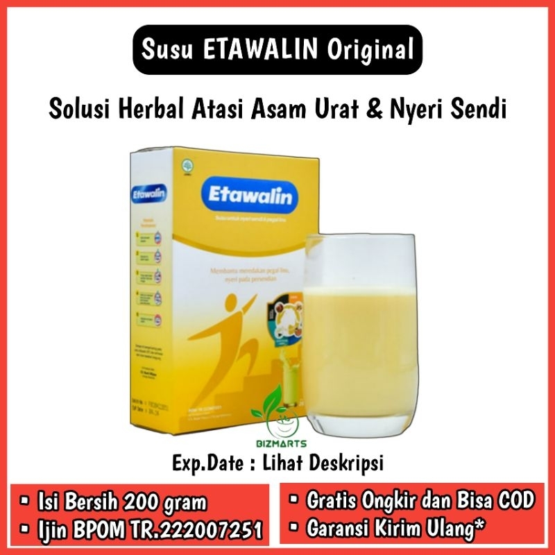 

Susu ETAWALIN Original Susu Kambing Etawa Asli Herbal Solusi Atasi Rematik Asam Urat BPOM