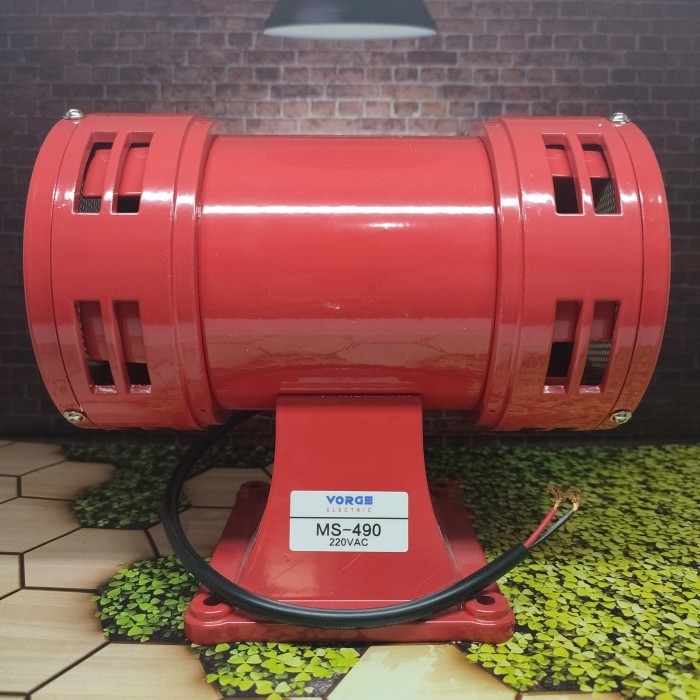 Motor Sirine Sirene 2 Kuping VORGE Ms 490 Ms-490 VORGE siren MS490 220