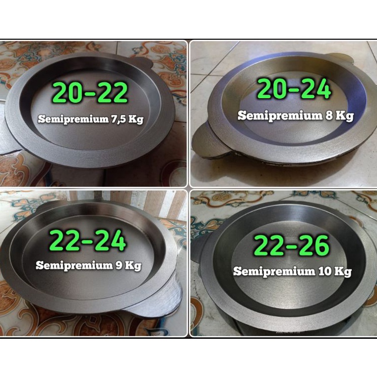 KODE P66B Loyang Martabak Bangka Plus Tutup  Loyang Martabak Manis Semipremium Berbagai Ukuran