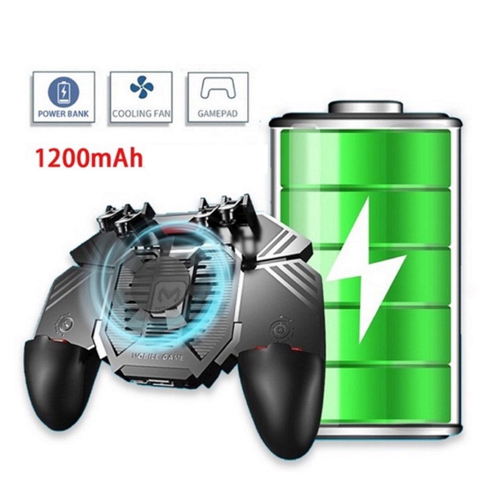 KODE R14W Original MEMO AK77 AK88 Gamepad Cooler 6 Fingerplay Pendingin HP Gamepad R1 L1 R2 L2