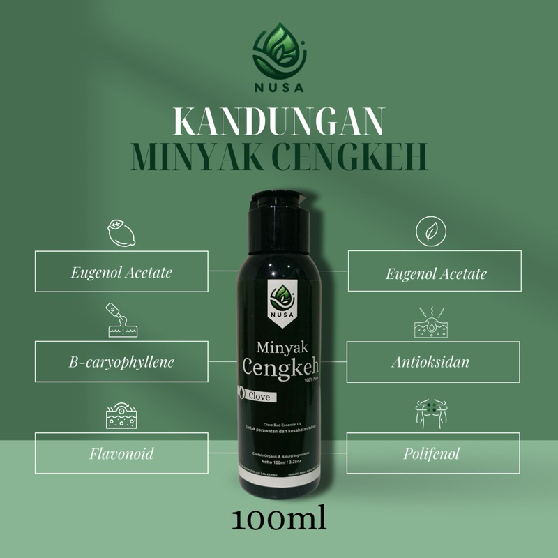 Nusa - Minyak Cengkeh Asli Maluku - 100ml