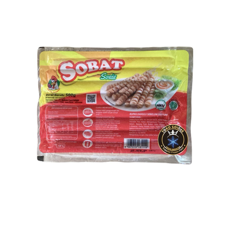 

Sobat sosis long 500gr / sosis ayam