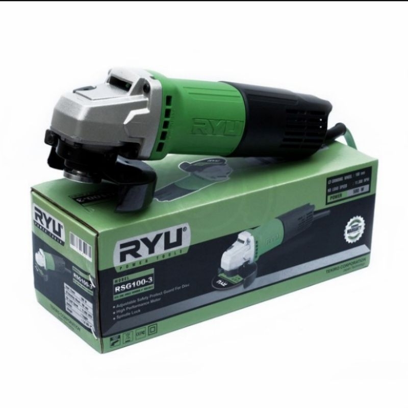 - Ryu - Mesin Gerinda Tangan 4" RSG 100-3, RSG 100-4