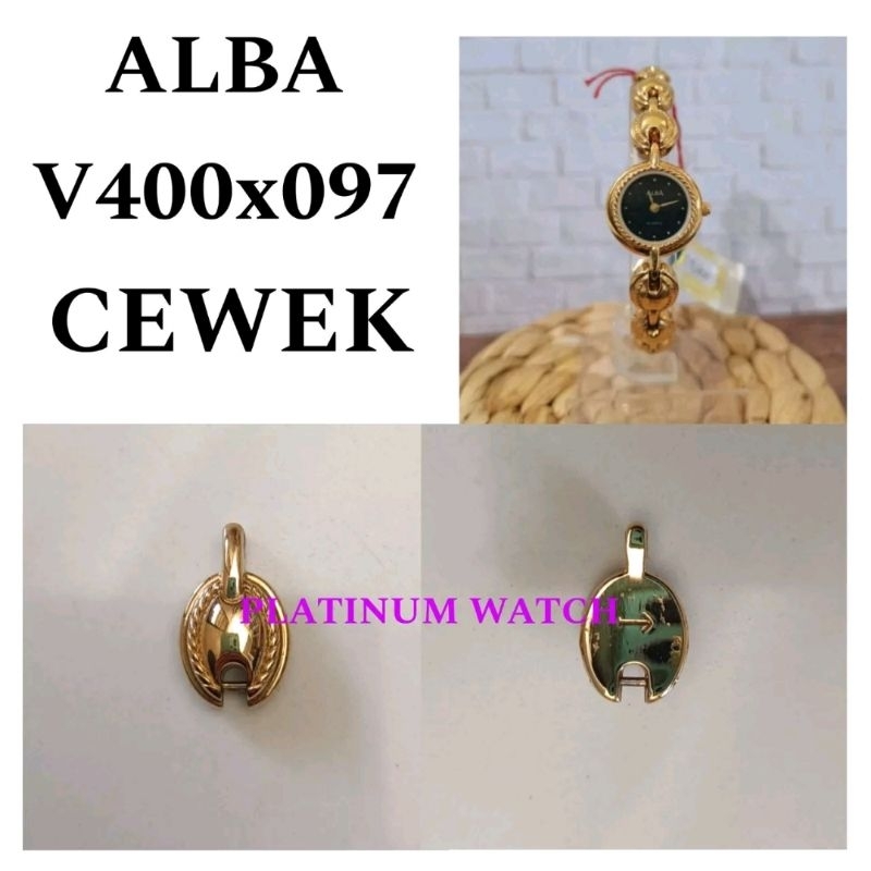 Sambungan Tali Rantai Jam Tangan Alba V400x097 Cewek