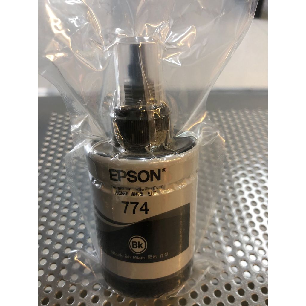 Tinta Epson 774 BK Black Hitam 100% Original, Promo Tinta Epson, Revil Tinta Epson