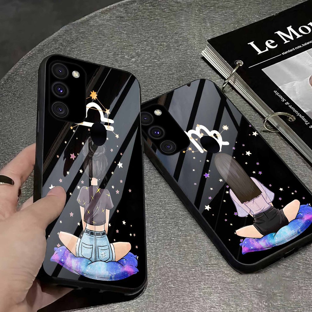 SOFTCASE GLASS KILAU KACA SAMSUNG M30S/M21  CASE KACA SAMSUNG M30S/M21 PMKCASE