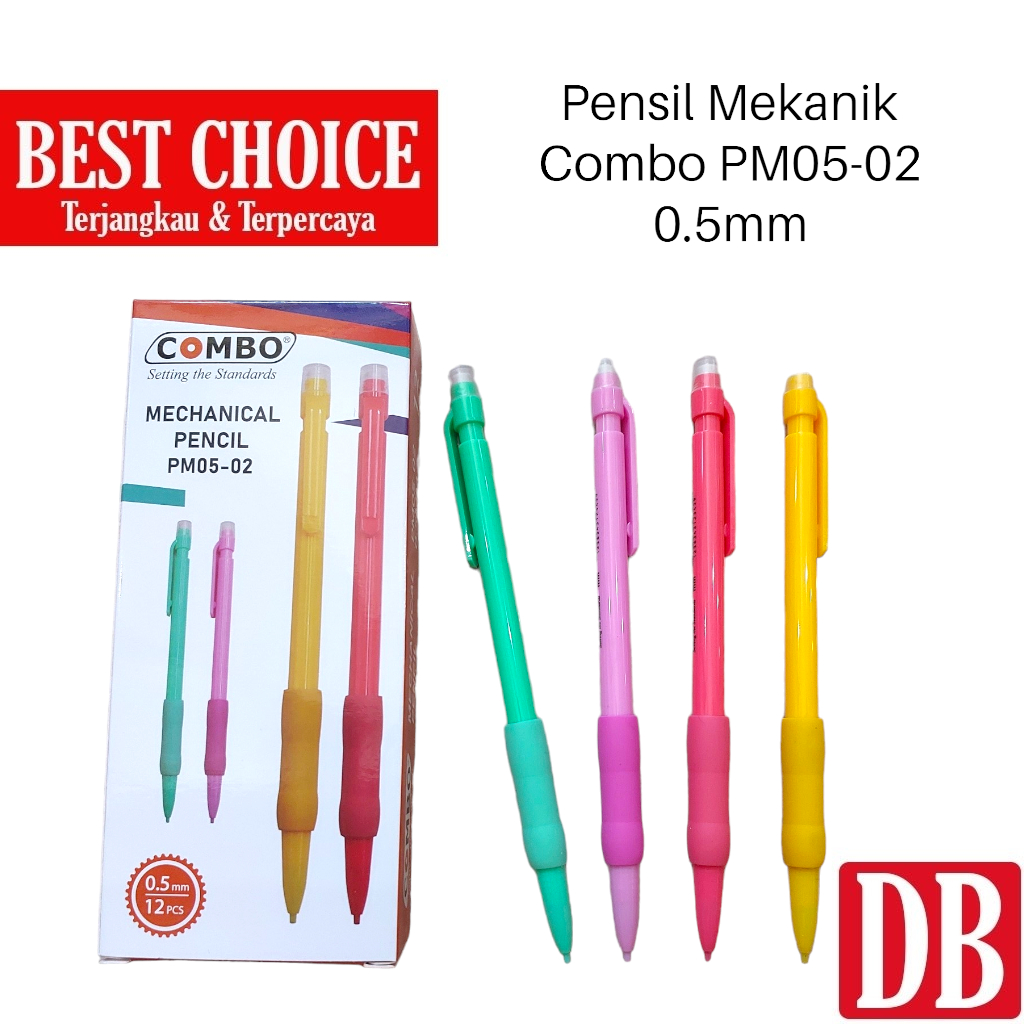 

Pensil Mekanik / Mechanical Pencil Combo PM05-02 0.5mm (1pcs)