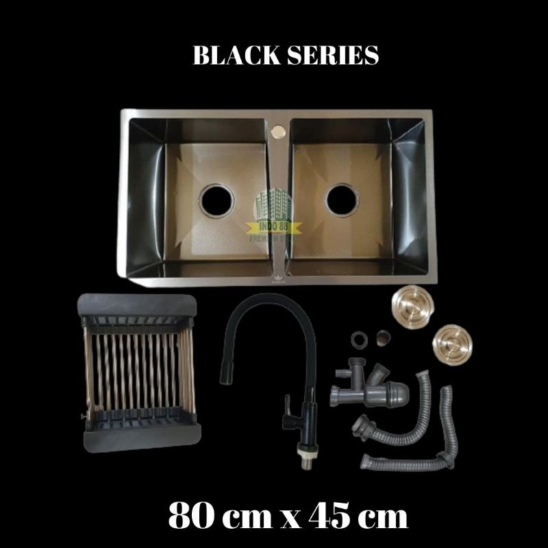 BCP 2 LUBANG PLATINUM 80X45 BLACK SERIES