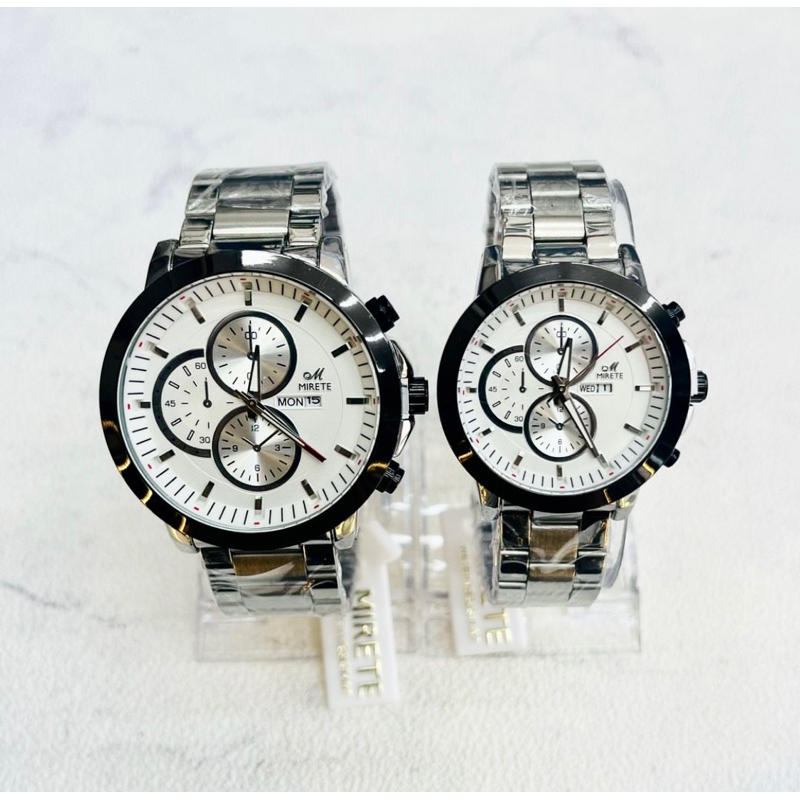 Jam Tangan Couple Mirete Rantai Original