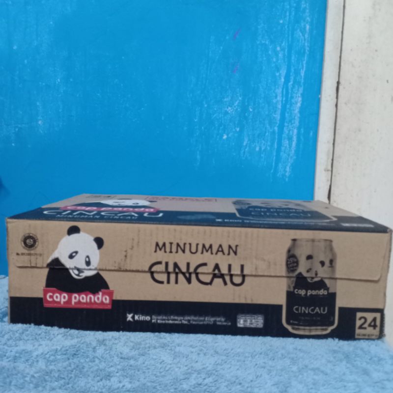 

Cincau Cap Panda minuman kaleng 1 dus isi 24 kaleng @ 310 ml grass jelly