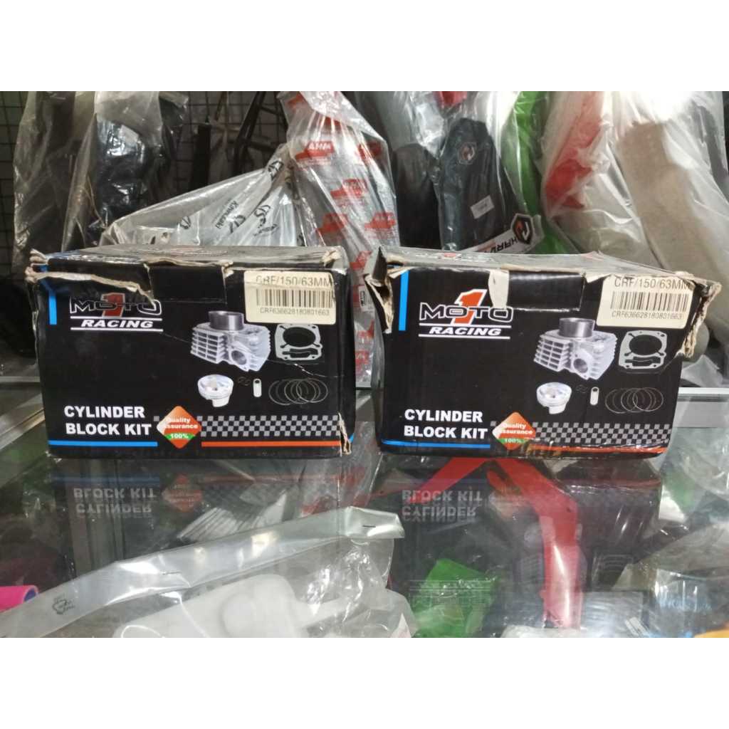 READY CYLINDER BLOK BLOCK MOTO1 MOTO 1 CRF 63 MM SETT SIAP PASANG ORIGINAL