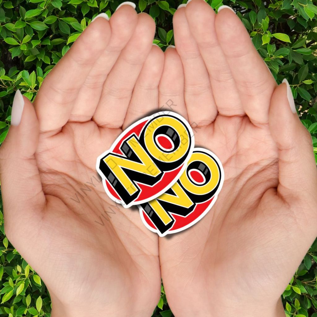 

Stiker Sticker Logo Brand Mainan UNO Parody NO Tidak Vinyl Anti Air Aesthetic Vintage DIY Tumblr KOPER DLL