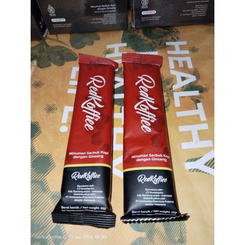 

Red Koffiee Kopi Merah stamina ecer 2 sachet