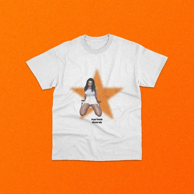 CHARLI XCX - 360 2 - BRAT - GRAPHIC T-SHIRT // KAOS MUSIC CHARLI XCX BRAT 360 2