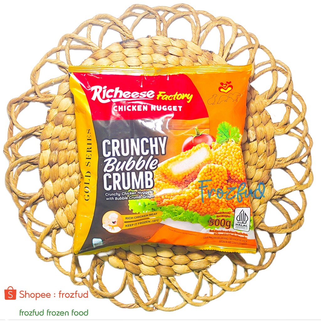 

Richeese Chicken Nugget Crunchy Bubble 500gr