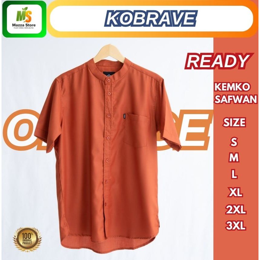 Kobrave - Kemko Safwan Orange Koko Pria Original