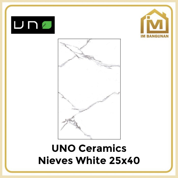 Keramik Dinding 25x40 UNO Nieves White