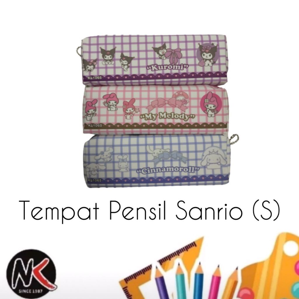 

Tempat Pensil Sanrio Sedang/Tempat Pensil Anak/Kotak Pensil/Kotak Alat Tulis