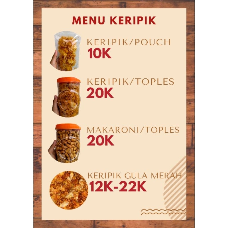 

KERIPIK SINGKONG POUCH