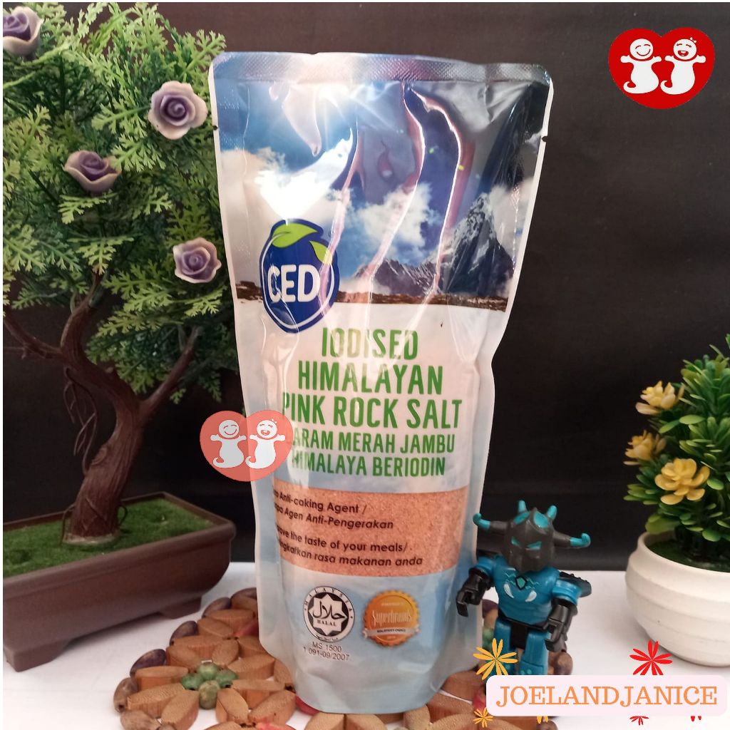 

CED Garam Himalaya / Natural Himalayan Pink Rock Salt 500gr Malaysia