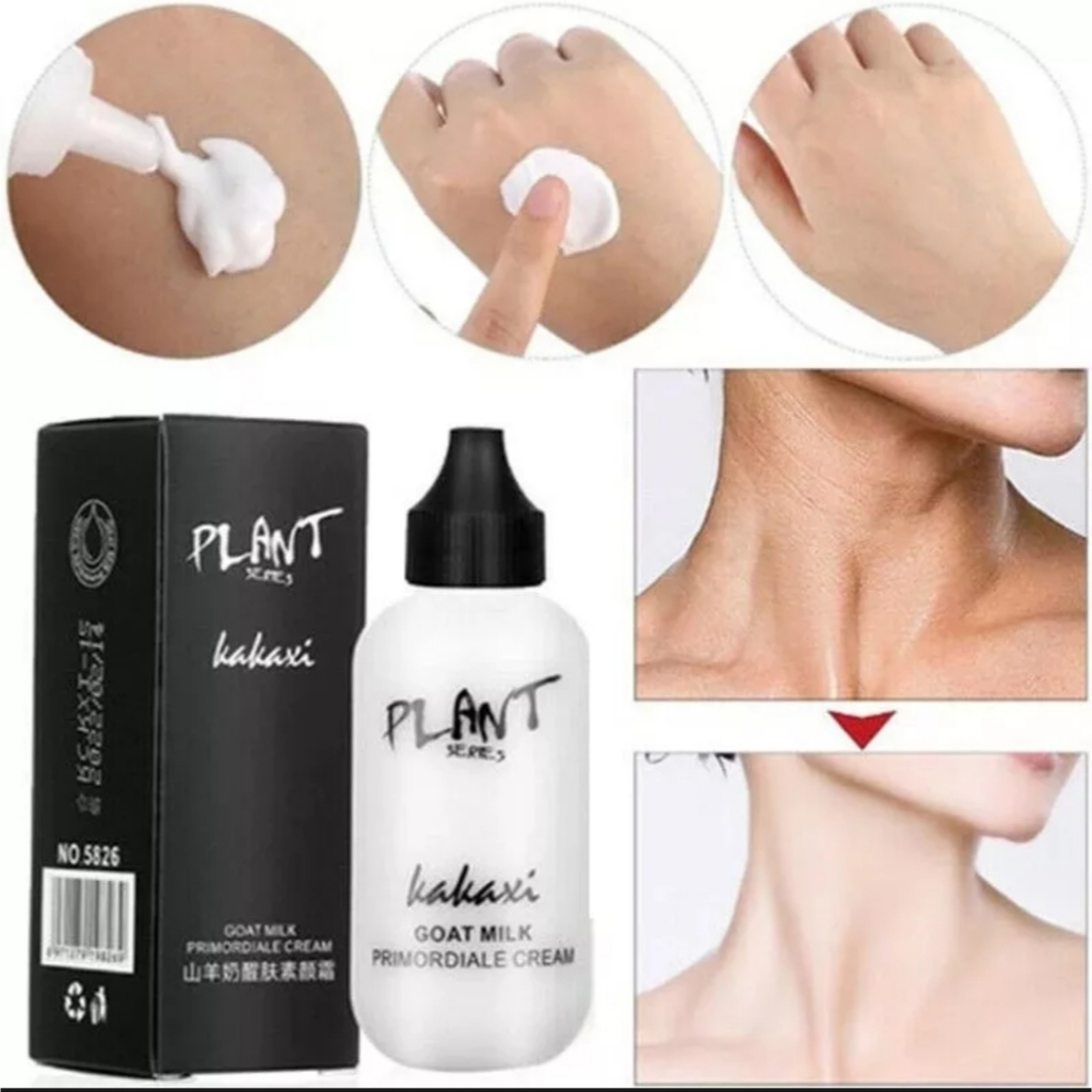 (ORI&BPOM KAKAXI) FOUNDATION SUSU KAMBING TAHAN AIR KRIM ALAS BEDAK WAJAH KRIM FOUNDATION MAKE UP PR