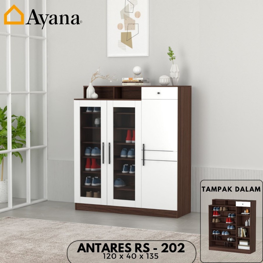 Lemari Sepatu Minimalis/Rak Sepatu Ayana Antares RS-202