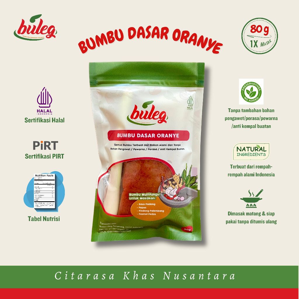 

Buleg Bumbu Dasar Oranye | Saos Padang | Pepes | Pesmol
