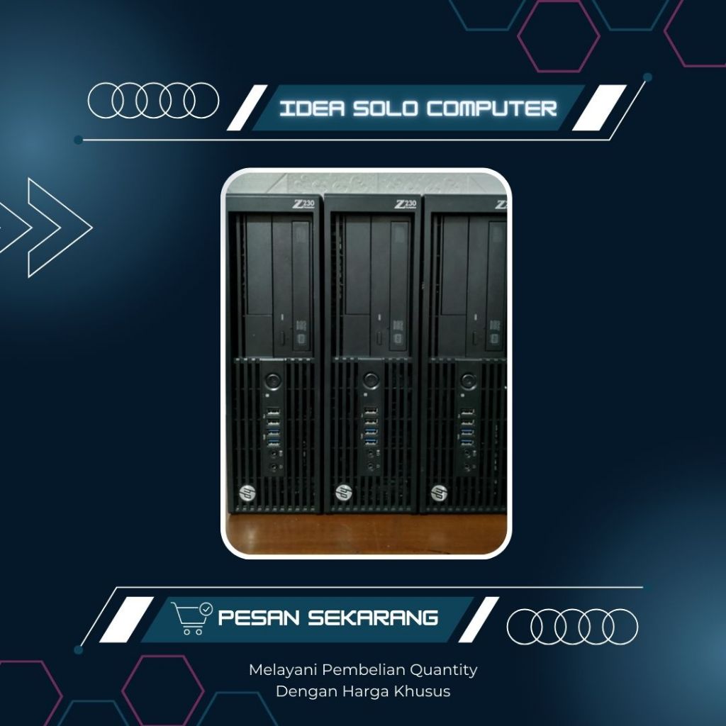 Pc hp workstation sff z230 proc core i7 4770 ram 8gb, pc hp sff z230 core i7