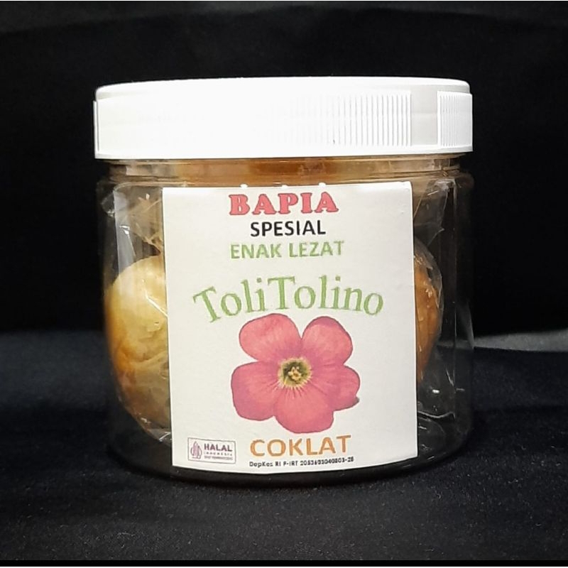 

kemasan hemat pia tolitolino rasa coklat isi 5 buah