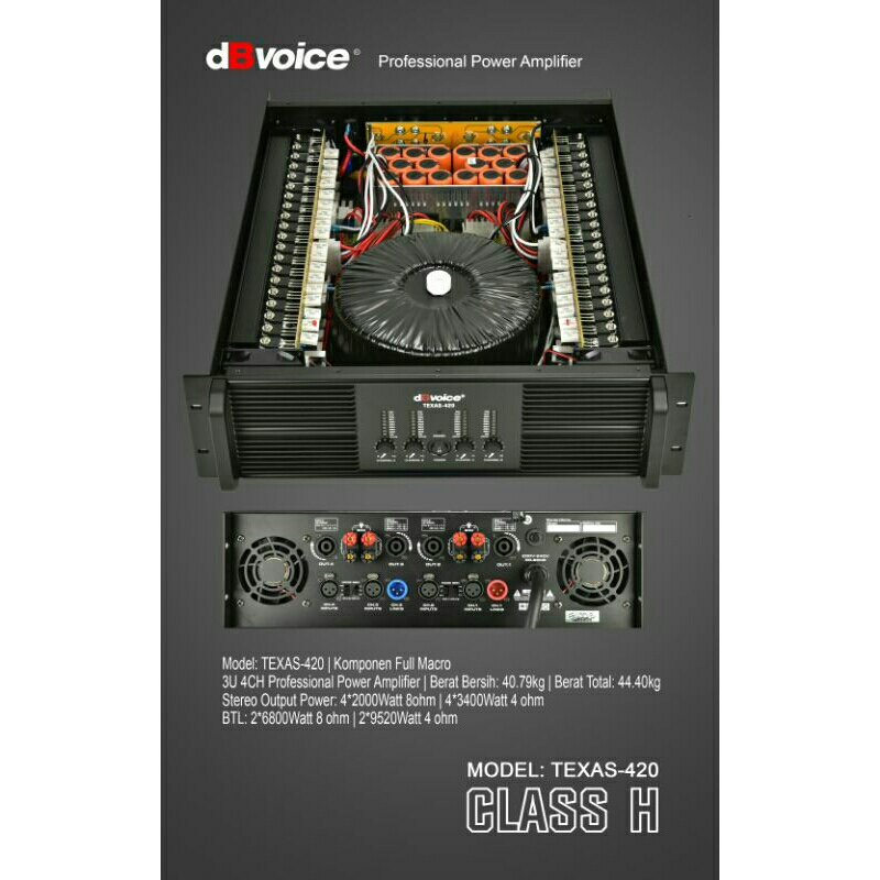 Power dBVoice TEXAS 420 Class H Original