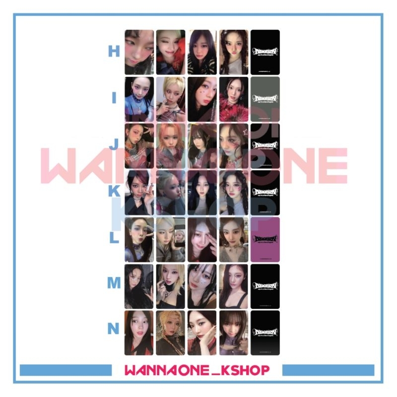 photocard Aespa Armageddon album pob