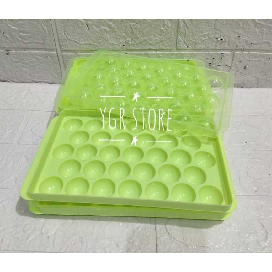TERBARU 4PCS cetakan es batu bulat kecil kecil/ 33 slot bulatan/ cetakan puding jelly/TERMURAH
