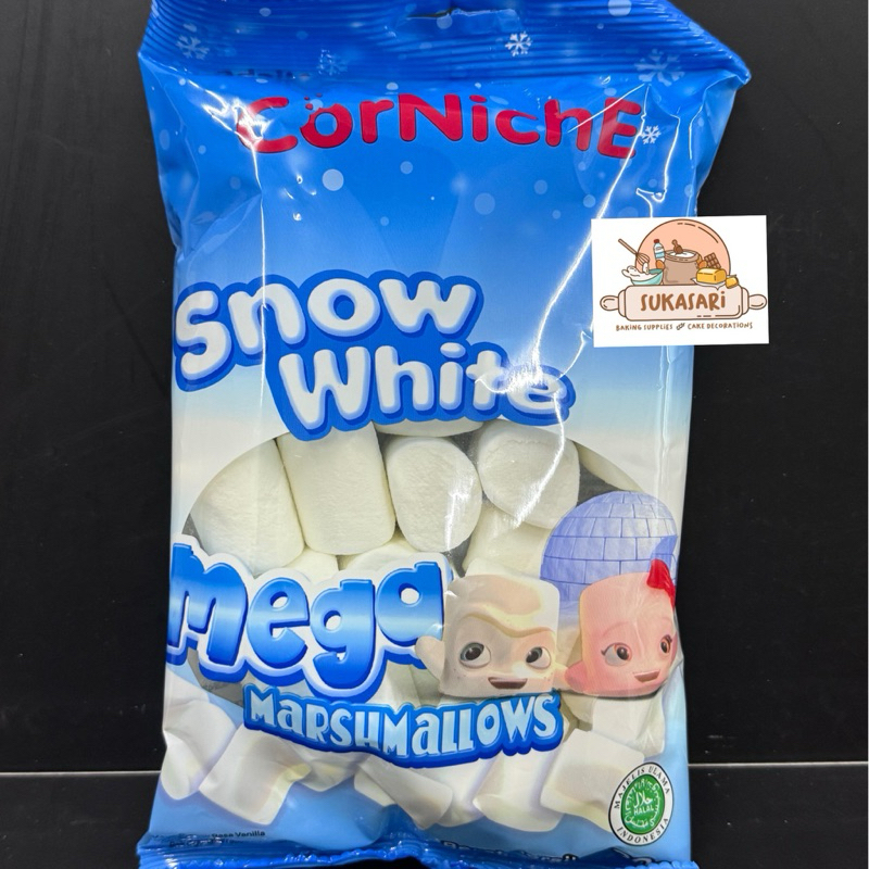 

Corniche Marshmallow Mega Snow White 120gr Marshmalow Putih