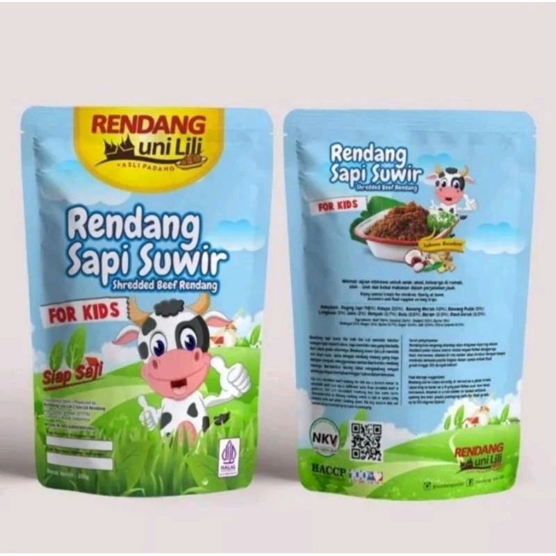 

Rendang Uni Lili Rendang Sapi Suwir For Kids (Tidak Pedas) 100 gr