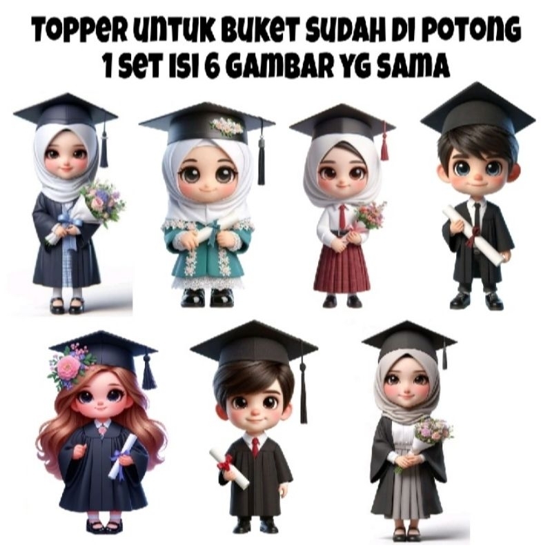 

Paling murah Tupper Wisuda Spesial murah Isi 6 pcs