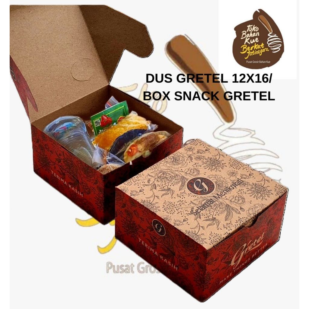 

DUS GRETEL 12X16/DUS SNACK BOX