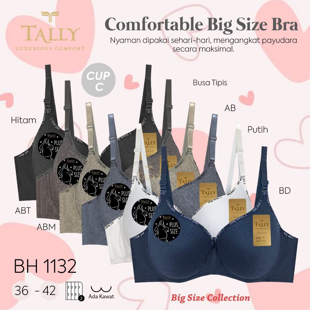 Tally 1132 Bra Cup C ada Kawat