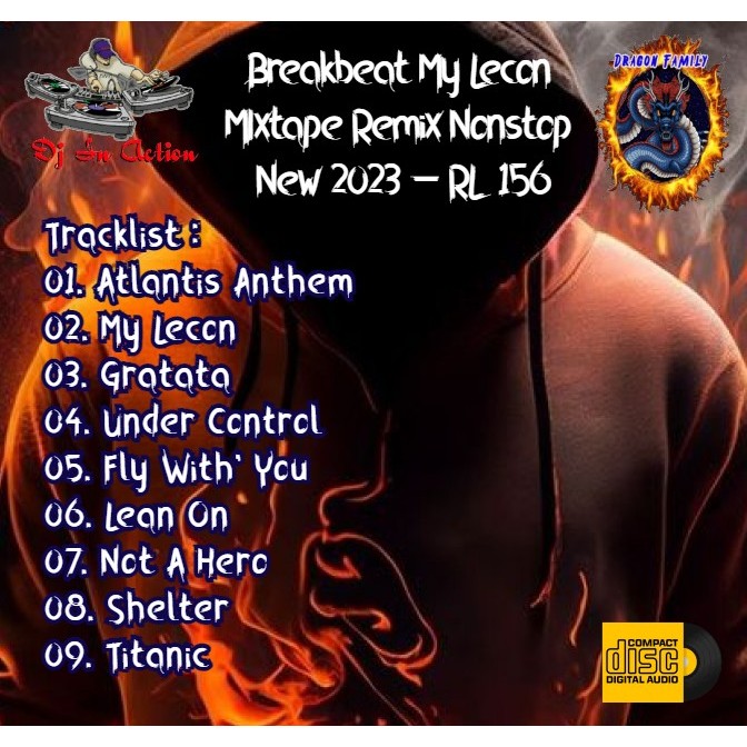 Cd Audio  - Dj In Action Breakbeat My Lecon Mixtape Remix Nonstop New 2023 - RL  156