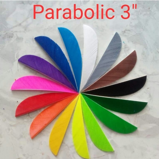 Vanes Bulu Arrow Musen Turkey Feather Vanes Bulu Kalkun Anak Panah