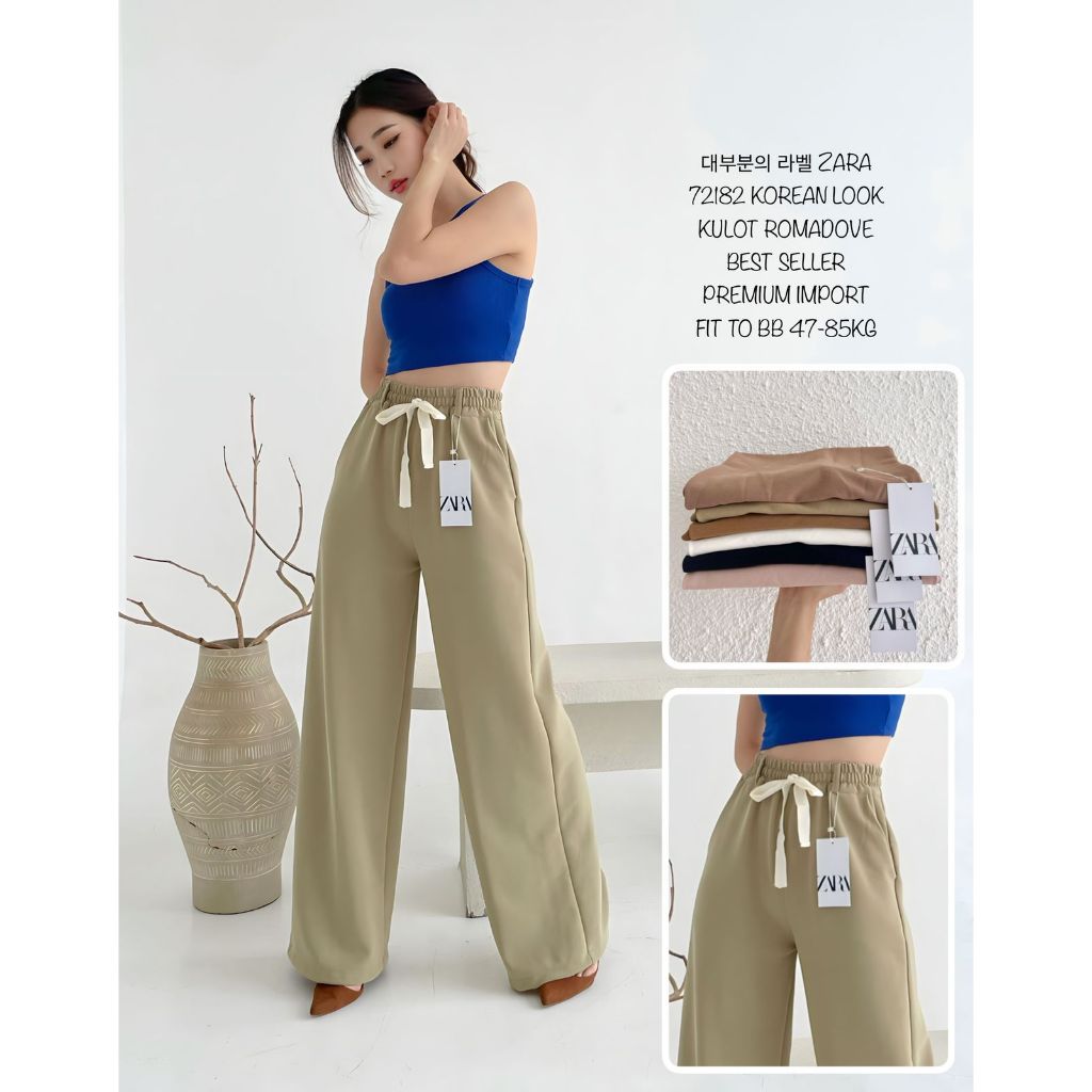 CELANA KULOT // CELANA WANITA KULOT ZARA//CELANA WANITA KEKINIAN
