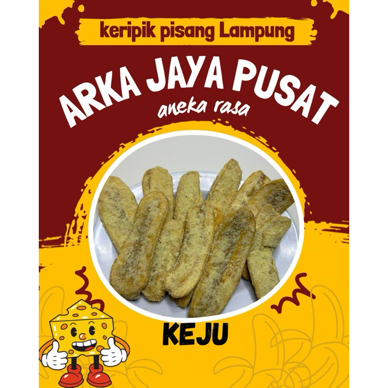 

200 gram keripik pisang kepok rasa KEJU dan aneka rasa