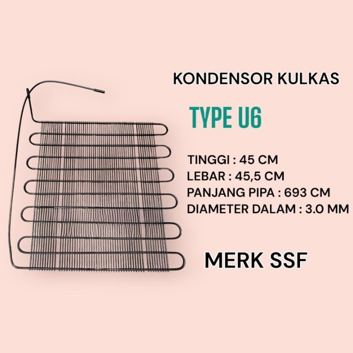 KONDENSOR KULKAS 6U 8U 10U 12U / KONDENSOR KULKAS UMUM U6 U8 U10 U12 / CONDENSOR KULKAS / KONDENSOR 