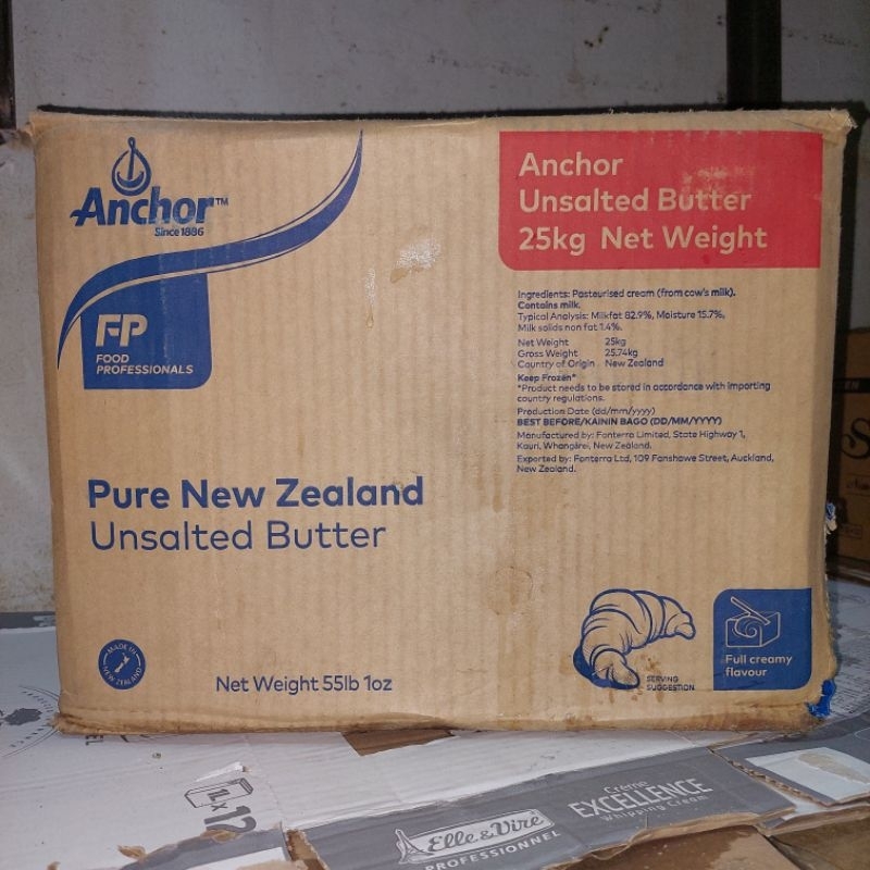 

Butter Anchor Unsalted 500 gr Timbangan